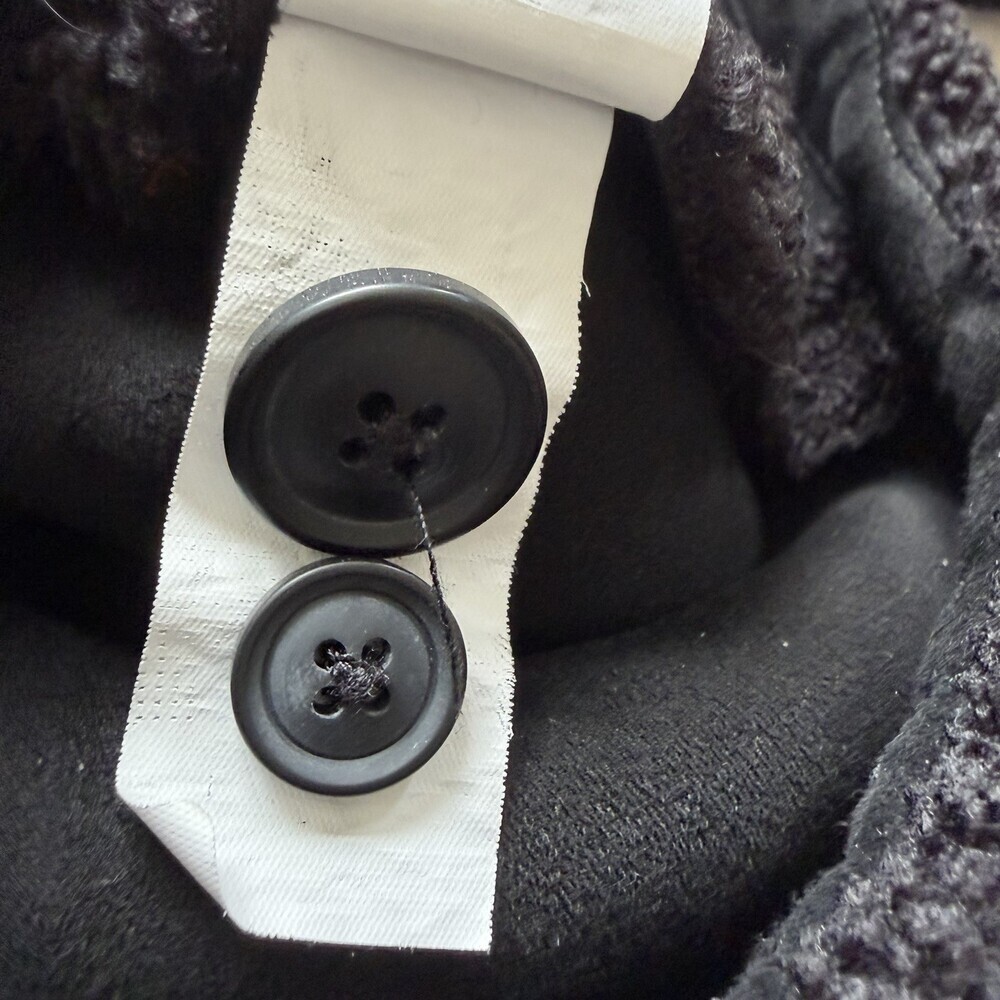 Zara Sherpa Fleece Shacket Fleece Shirt Jacket Relaxed Fit Women's Size S-M - Picture 12 of 14